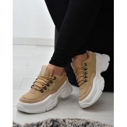 Sneakersy damskie Big Star JJ274A222 Beżowe