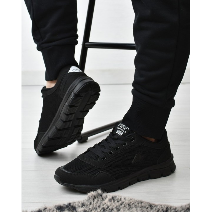 Buty sportowe męskie American Club WT80 Czarne