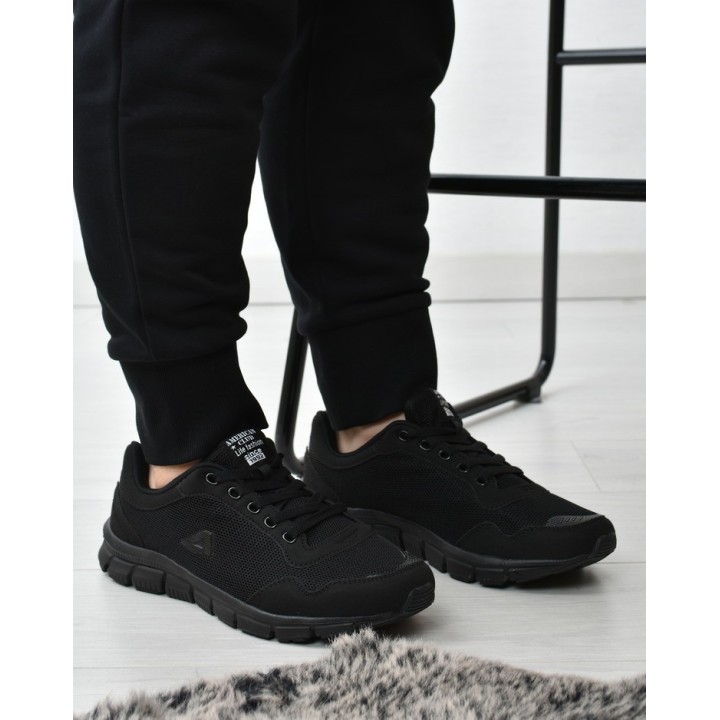 Buty sportowe męskie American Club WT80 Czarne
