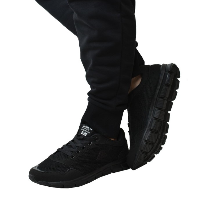 Buty sportowe męskie American Club WT80 Czarne