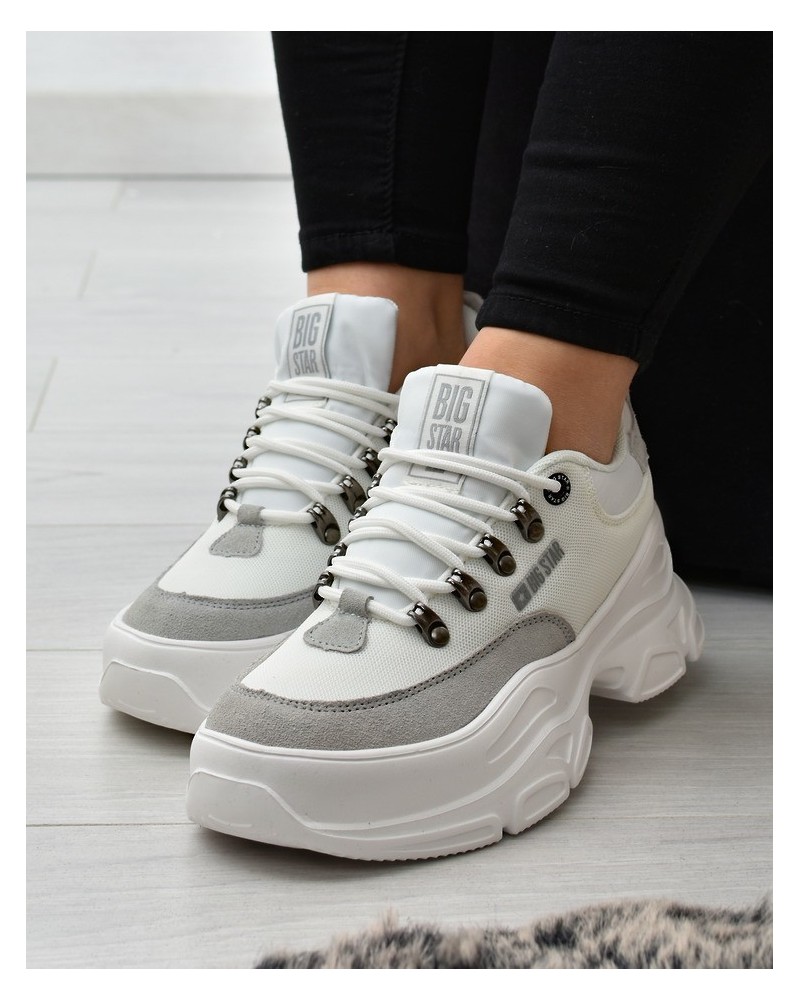 Sneakersy damskie Big Star JJ274A220 Białe