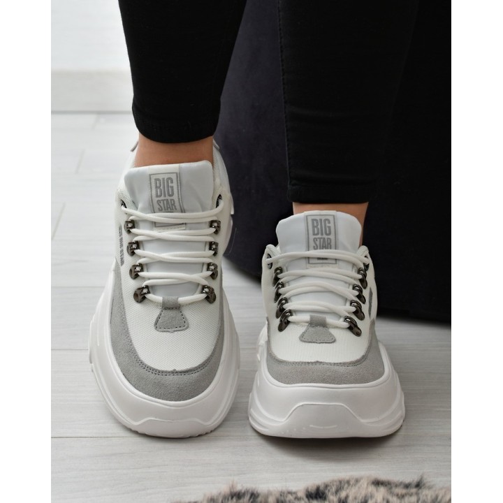 Sneakersy damskie Big Star JJ274A220 Białe