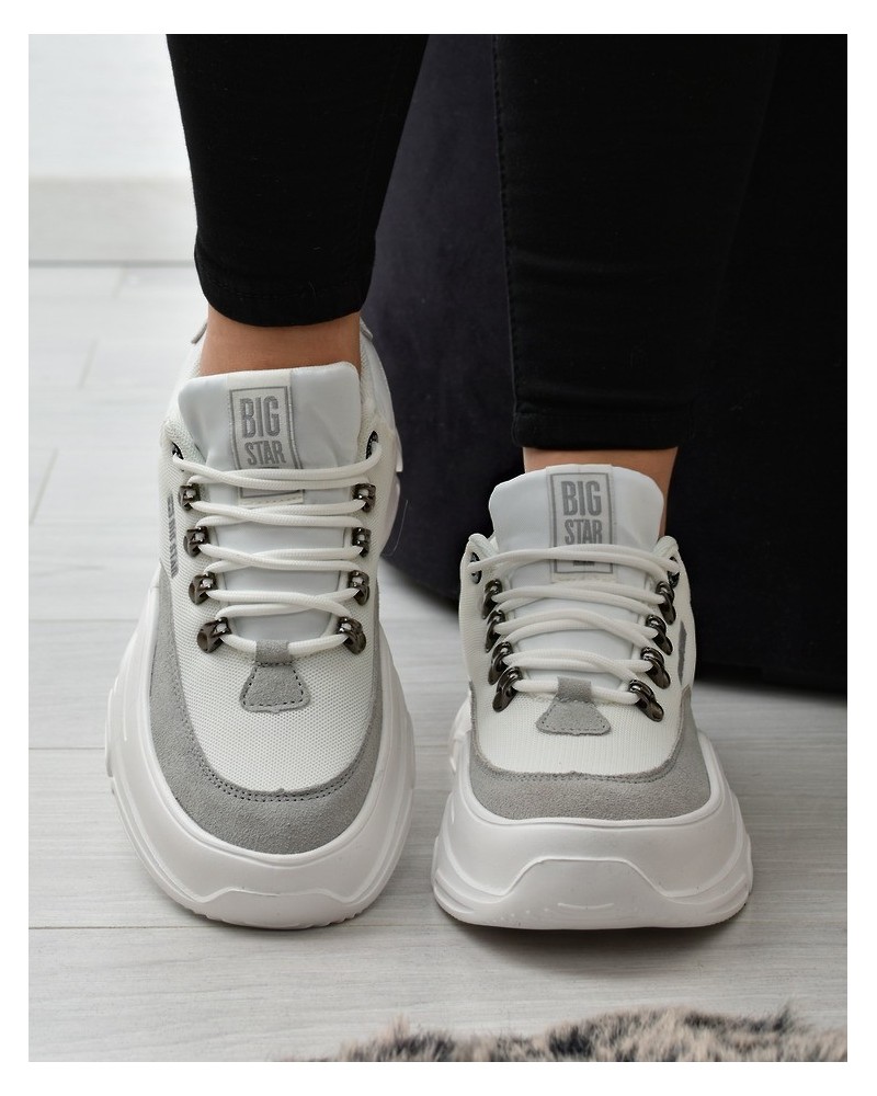 Sneakersy damskie Big Star JJ274A220 Białe