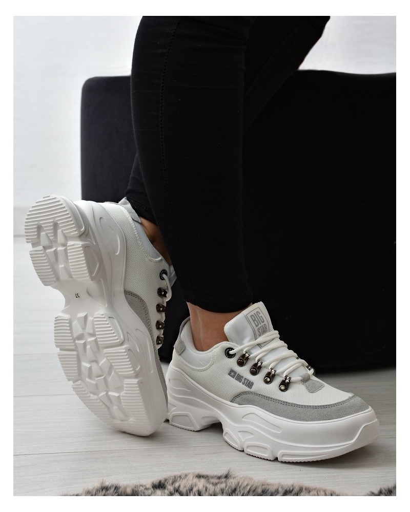 Sneakersy damskie Big Star JJ274A220 Białe