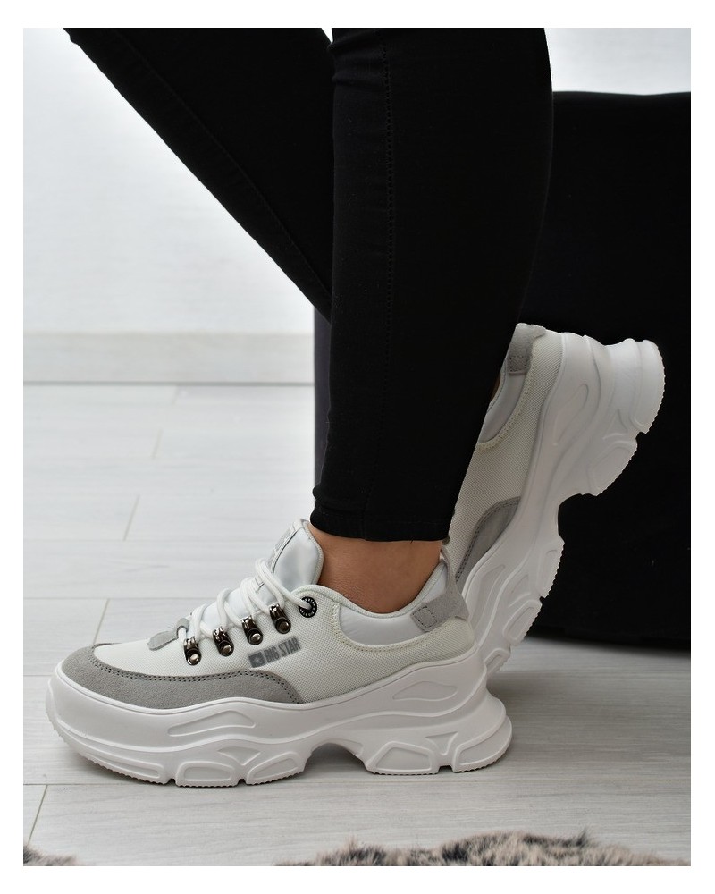 Sneakersy damskie Big Star JJ274A220 Białe