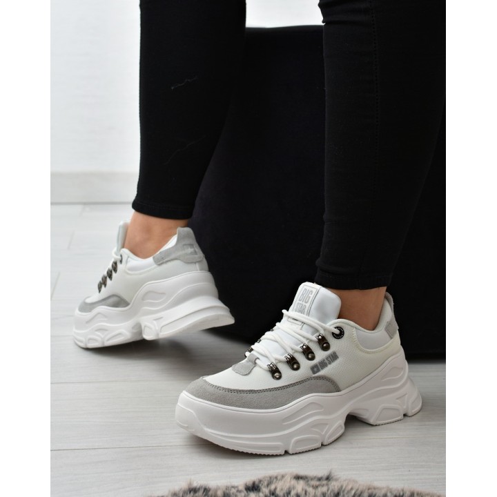 Sneakersy damskie Big Star JJ274A220 Białe