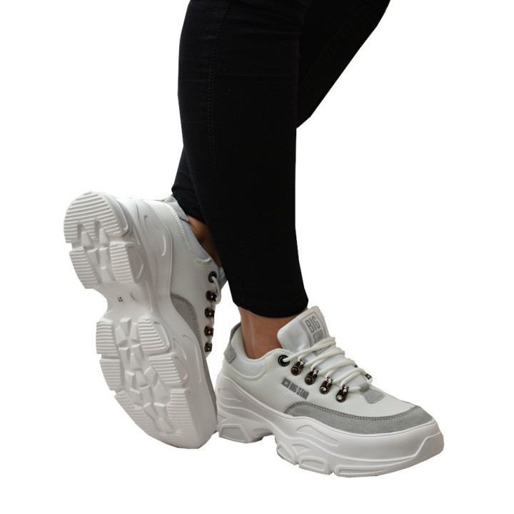 Sneakersy damskie Big Star JJ274A220 Białe