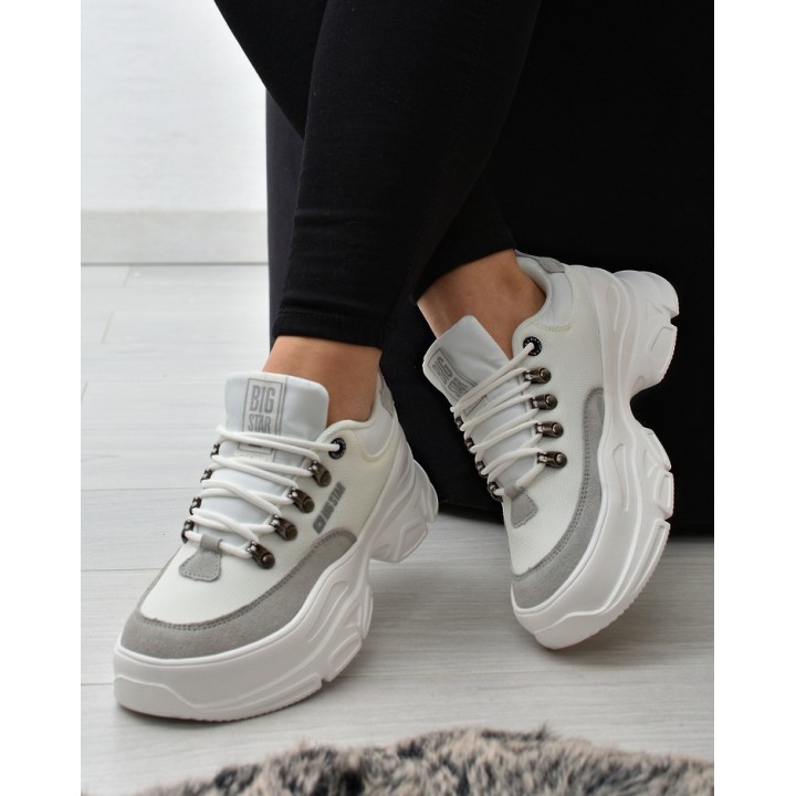 Sneakersy damskie Big Star JJ274A220 Białe