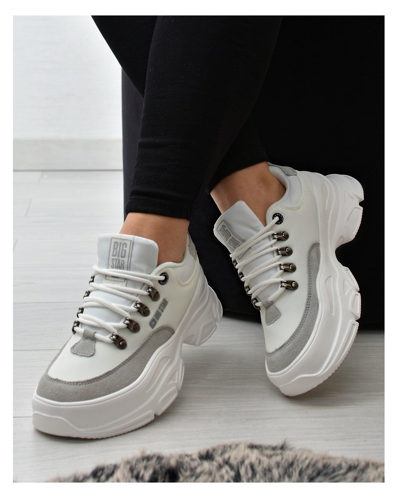 Sneakersy damskie Big Star JJ274A220 Białe