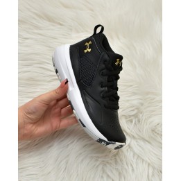 Buty sportowe dziecięce Under Armour UA PS Lockdown 5 3023534-003 Czarne