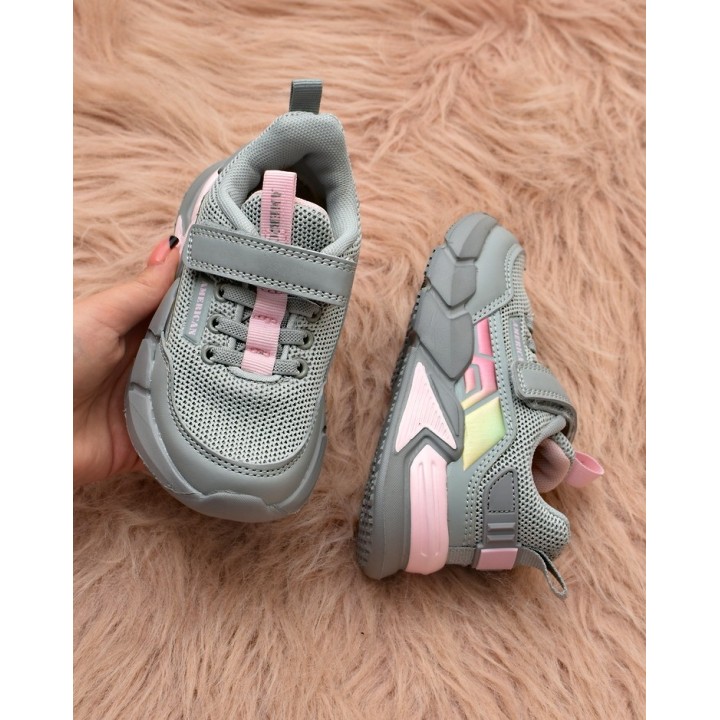 Buty sportowe dziecięce American Club AA27 Szare