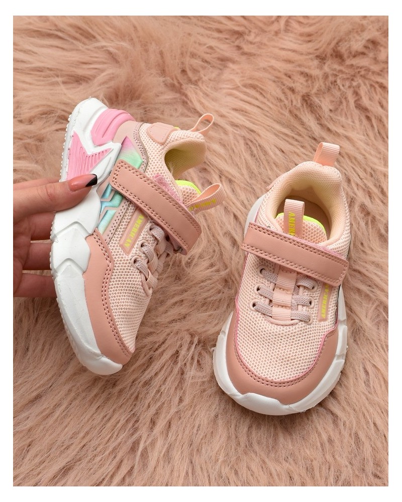 Buty sportowe dziecięce American Club AA27 Różowe