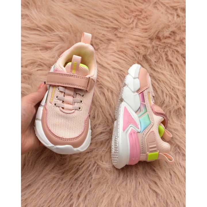 Buty sportowe dziecięce American Club AA27 Różowe