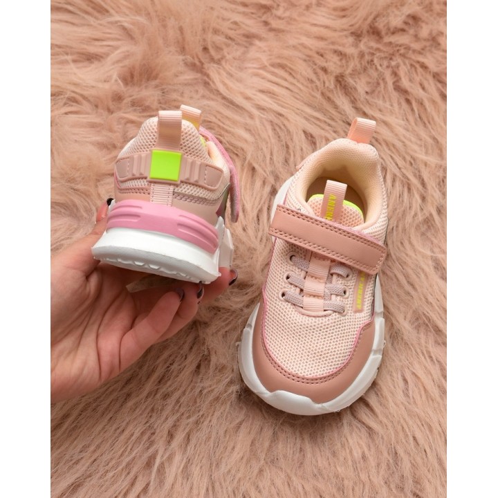 Buty sportowe dziecięce American Club AA27 Różowe