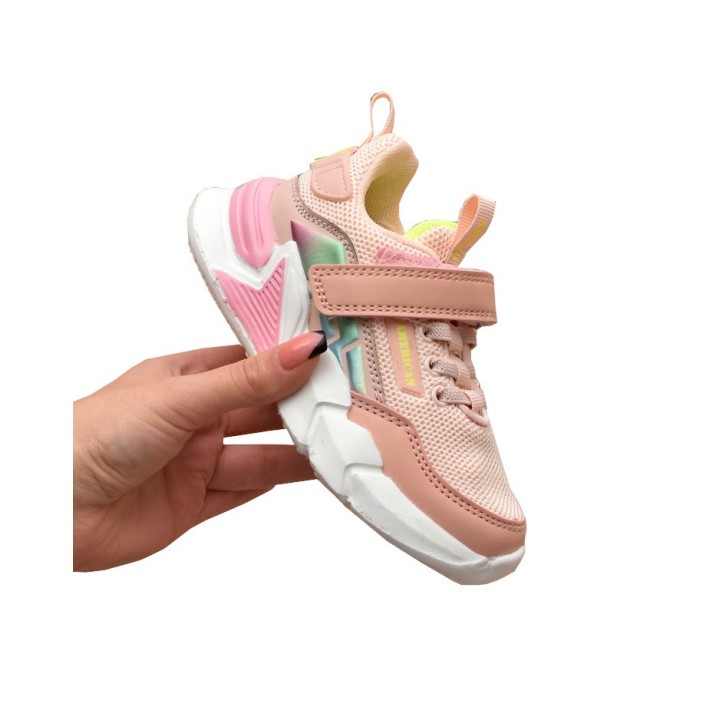 Buty sportowe dziecięce American Club AA27 Różowe
