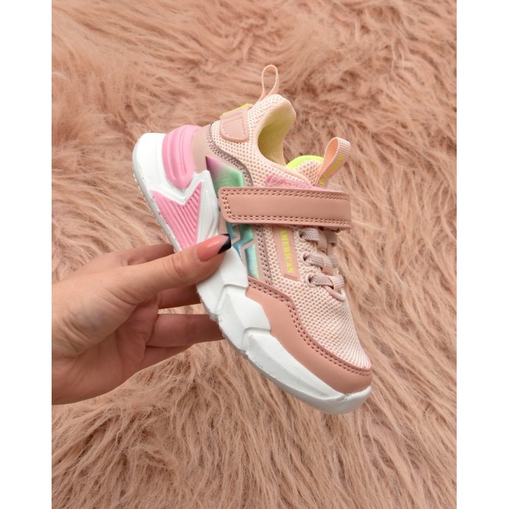 Buty sportowe dziecięce American Club AA27 Różowe