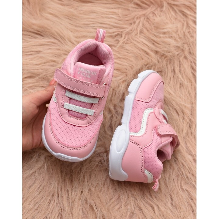 Buty sportowe dziecięce American Club WT105 Różowe