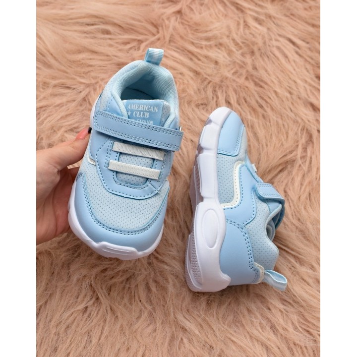 Buty sportowe dziecięce American Club WT105 Niebieskie