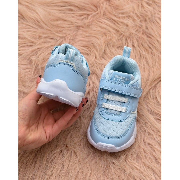 Buty sportowe dziecięce American Club WT105 Niebieskie