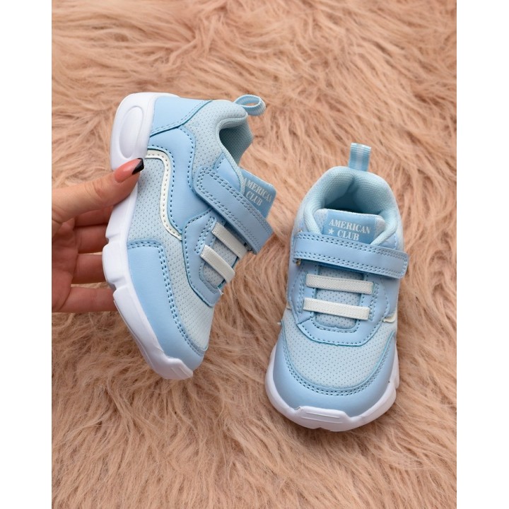 Buty sportowe dziecięce American Club WT105 Niebieskie