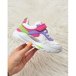 Buty sportowe dziecięce American Club ES73 Białe