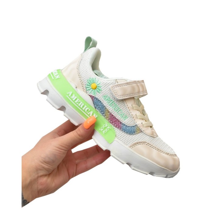 Buty sportowe dziecęce American Club RL78 Beżowe