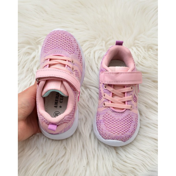 Buty sportowe dziecięce American Club RL83 Fioletowe