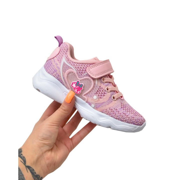 Buty sportowe dziecięce American Club RL83 Fioletowe