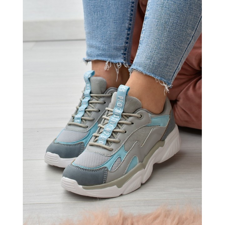 Sneakersy damskie Vinceza 8773 Szare