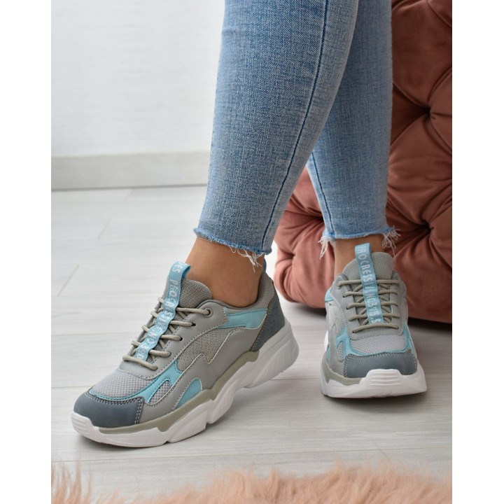 Sneakersy damskie Vinceza 8773 Szare