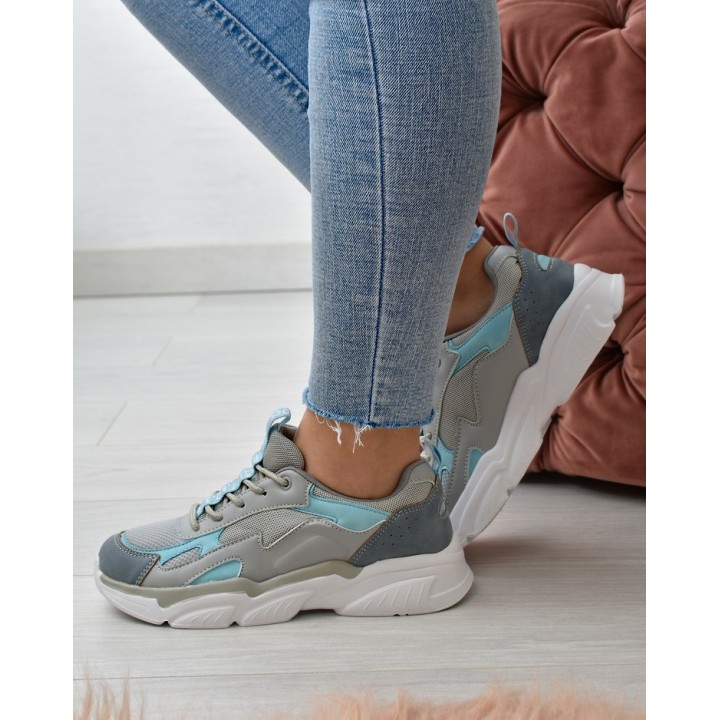 Sneakersy damskie Vinceza 8773 Szare