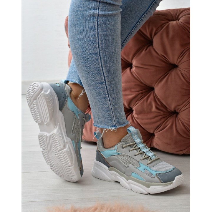 Sneakersy damskie Vinceza 8773 Szare