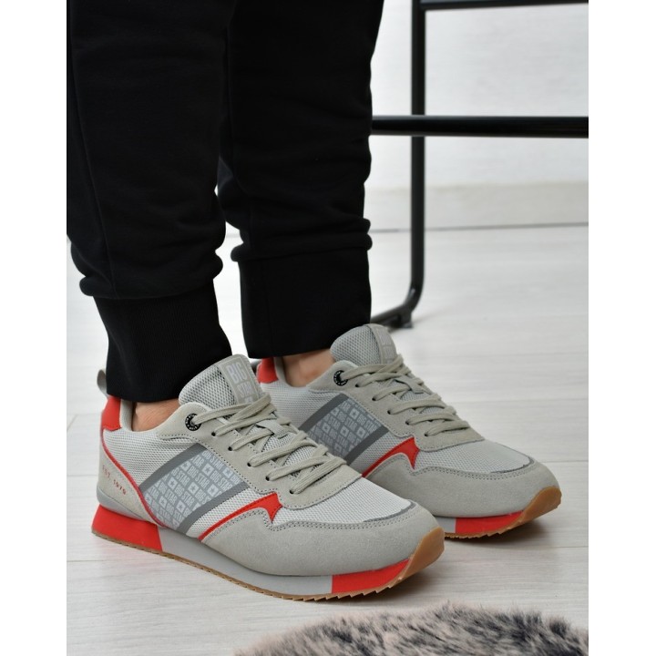 Buty sportowe męskie Big Star JJ174395 Szare