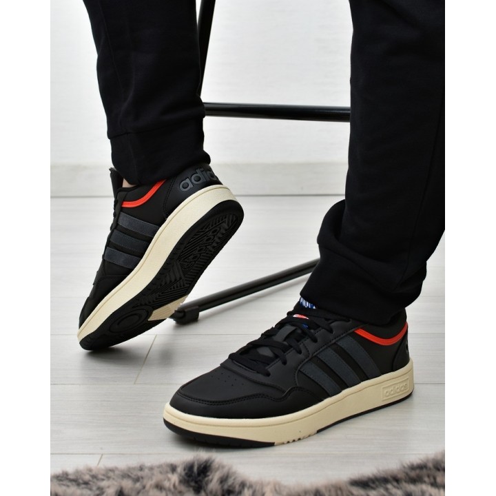 Buty sportowe męskie Adidas Hoops 3.0 GZ1347 Czarne