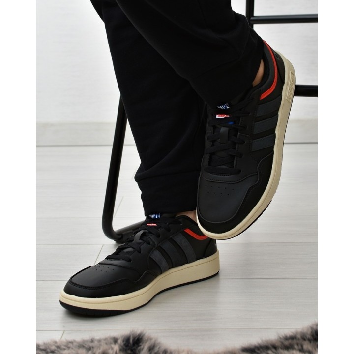 Buty sportowe męskie Adidas Hoops 3.0 GZ1347 Czarne
