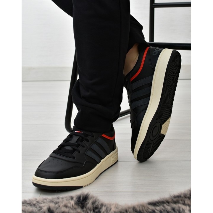Buty sportowe męskie Adidas Hoops 3.0 GZ1347 Czarne