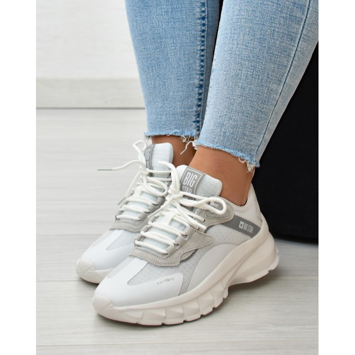 Sneakersy damskie Big Star KK274057 Białe