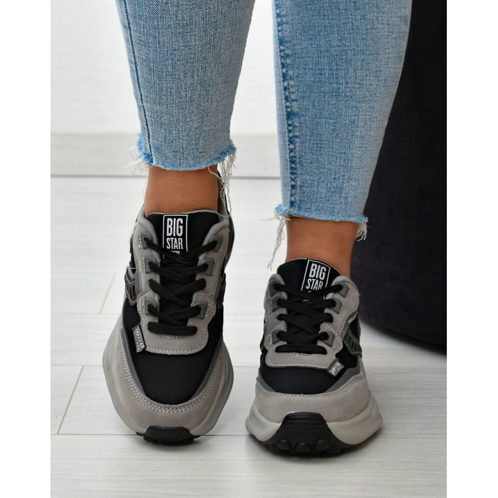 Sneakersy damskie Big Star KK274100 Czarne