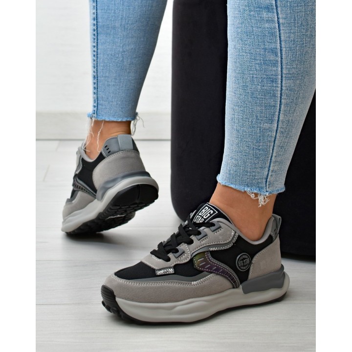 Sneakersy damskie Big Star KK274100 Czarne