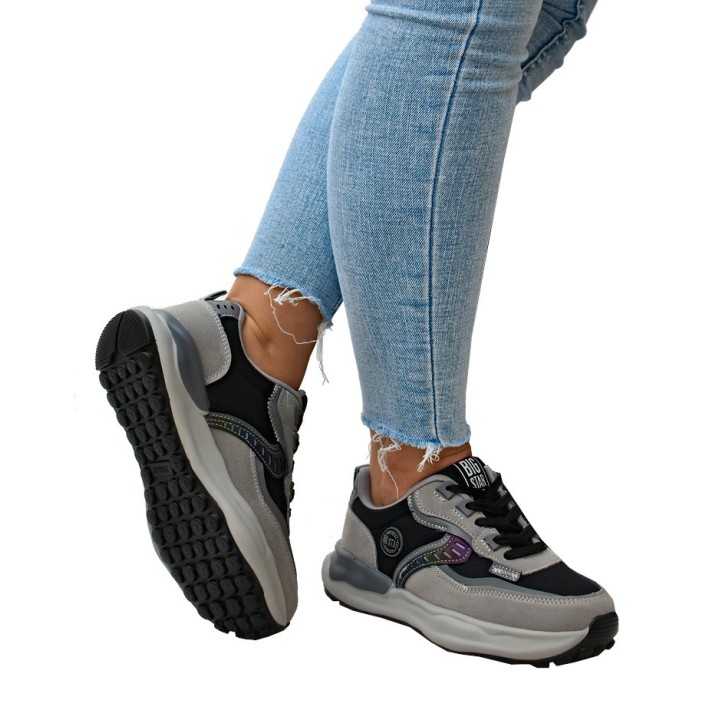 Sneakersy damskie Big Star KK274100 Czarne