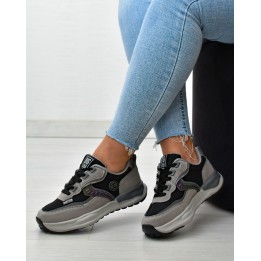 Sneakersy damskie Big Star KK274100 Czarne