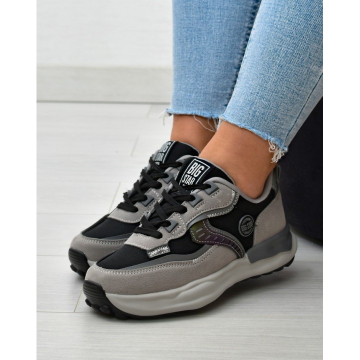 Sneakersy damskie Big Star KK274100 Czarne
