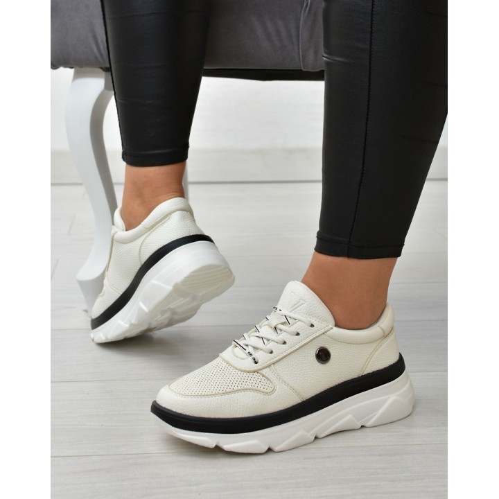 Sneakersy damskie Vinceza 10842 Białe
