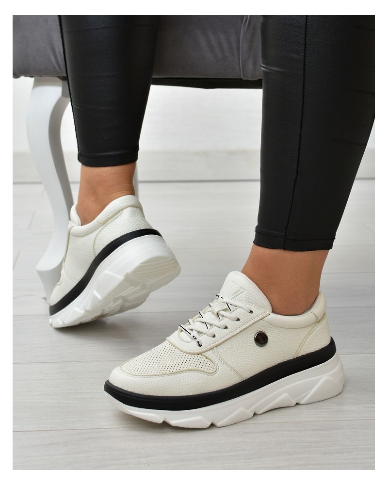 Sneakersy damskie Vinceza 10842 Białe