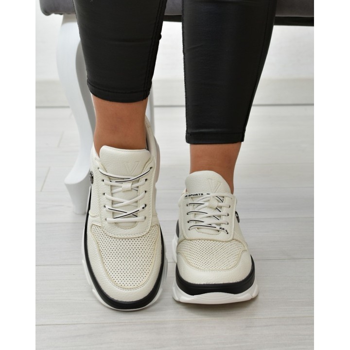 Sneakersy damskie Vinceza 10842 Białe