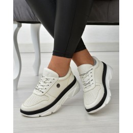 Sneakersy damskie Vinceza 10842 Białe
