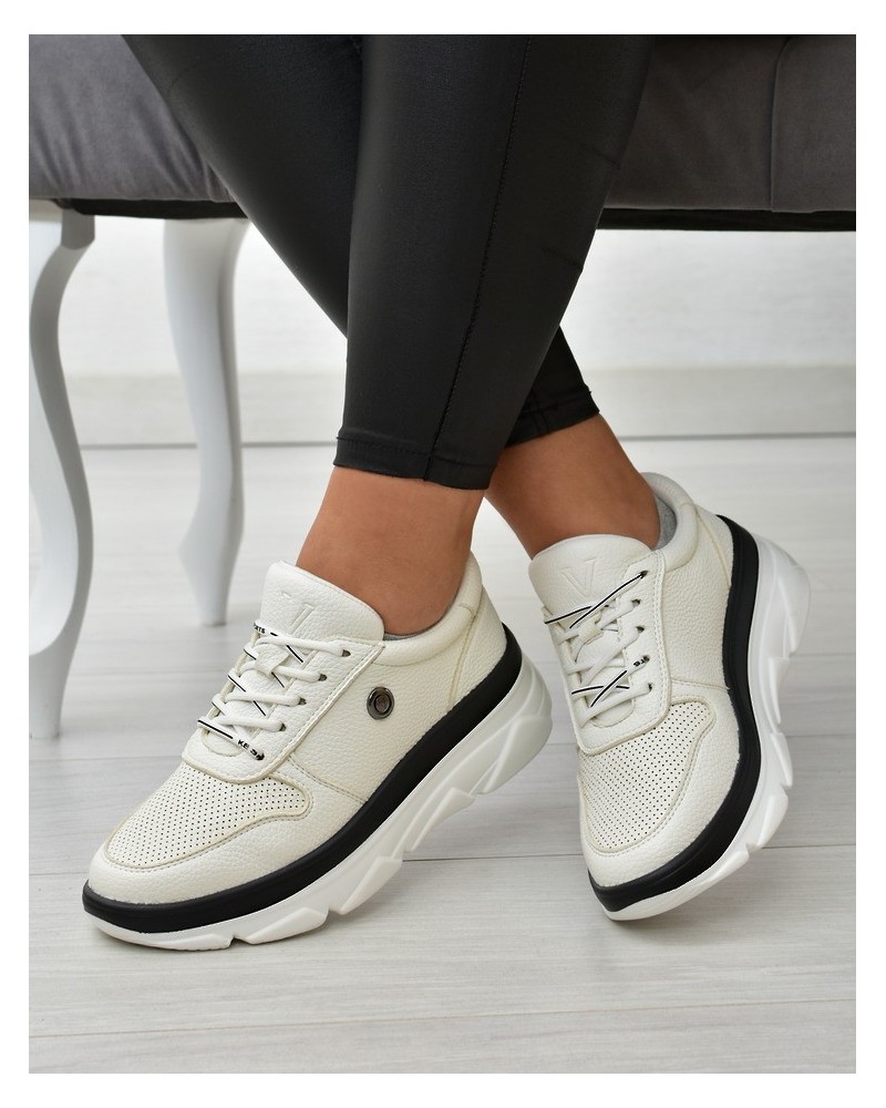 Sneakersy damskie Vinceza 10842 Białe