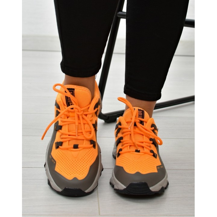 Buty trekkingowe Big Star KK274210 Pomarańczowe