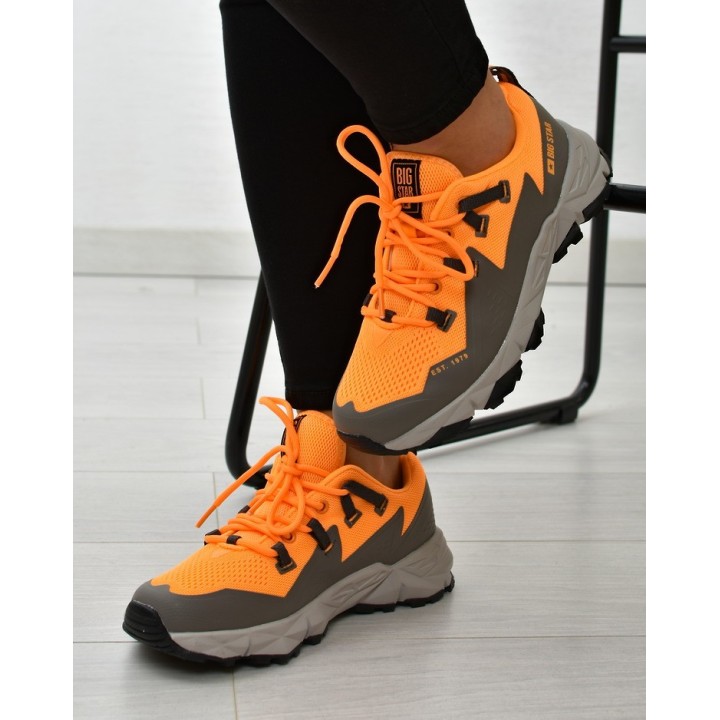 Buty trekkingowe Big Star KK274210 Pomarańczowe