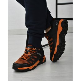 Buty trekkingowe męskie Big Star KK174107 Pomarańczowe